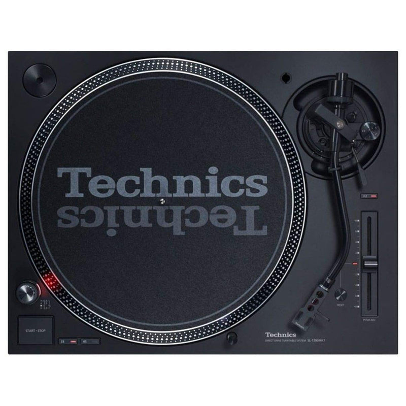 Technics SL-1210MK7 Black Coppia Giradischi Pro a trazione diretta per Dj, Nero