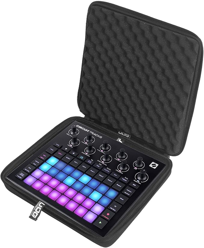 UDG U8488BL Creator Novation Circuit Tracks/Rhythm Hardcase Black Borsa trasp.