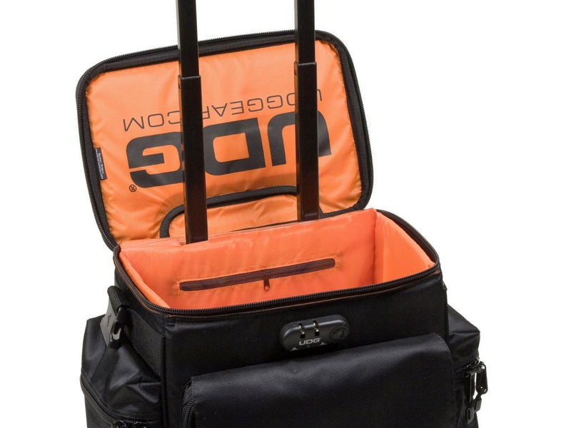 UDG Ultimate SlingBag Trolley Set DeLuxe MK2 Black, Orange Inside U9679BL/OR