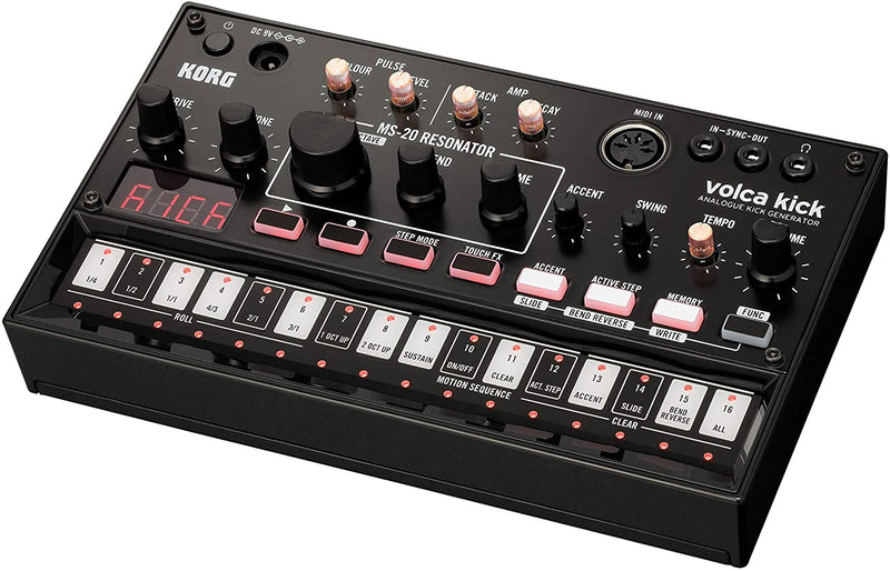 Korg VOLCA KICK Sintetizzatore di suoni e pattern per kick drum e kick bass