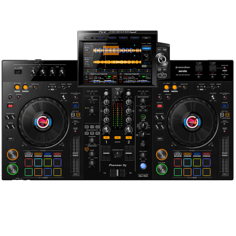 Pioneer Dj XDJ-RX3 Controller Dj 2Deck xRekordbox + FLT-XDJRX3 Flight Case, Nero