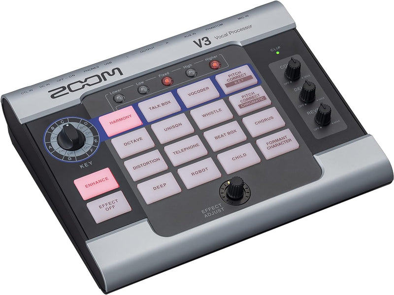 Zoom V3 Vocal Processor Processore di effetti per voce e canto