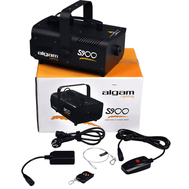 Algam Lighting S900 Macchina del Fumo da 900W con telecomando cablato e wireless