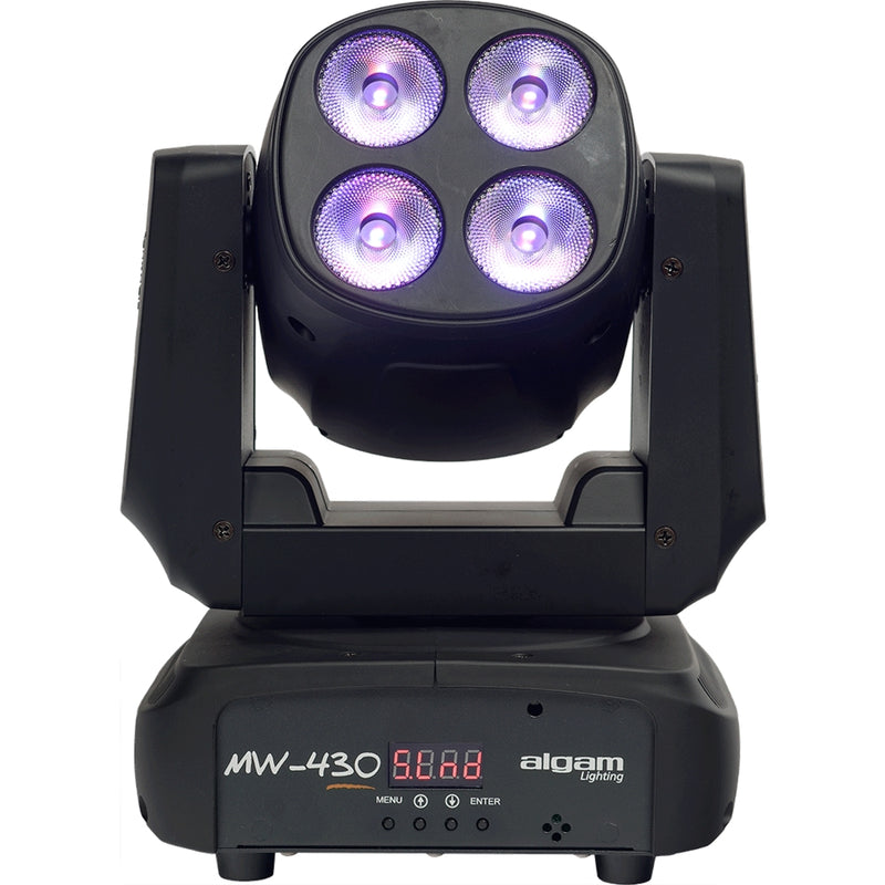 Algam Lighting MW430 WASH 4x30W RGBW Testa Mobile con modalità Auto Musica DMX