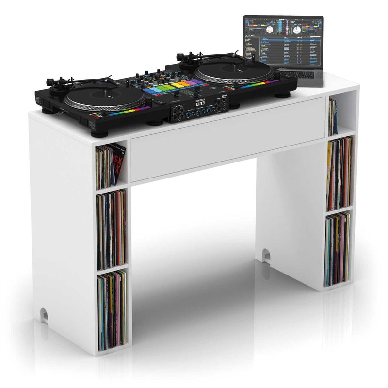 Glorious MODULAR MIX STATION Mobile Stazione lavoro professionale per Dj, Bianco