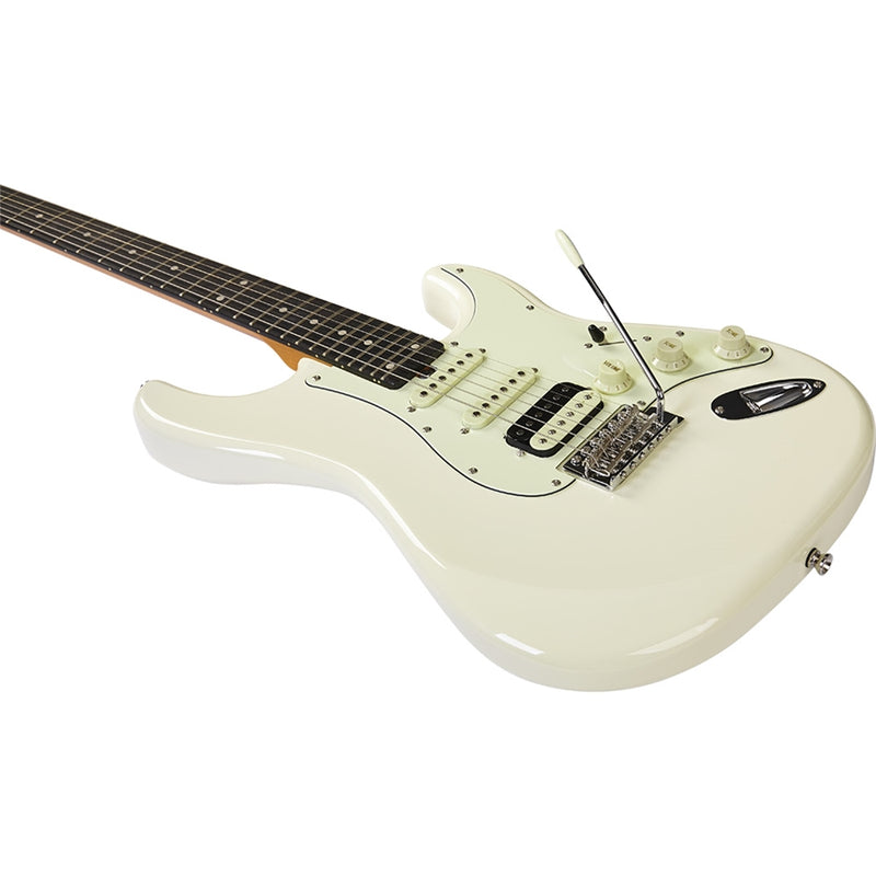 Eko AIRE V-NOS OLYMPIC WHITE Chitarra Elettrica serie ORIG. V-NOS 24T pickup HSS