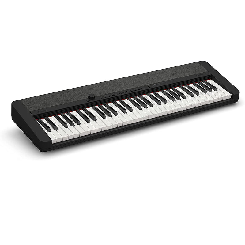 Casio CT-S1-76BK Casiotone Tastiera digitale dinamica 76 Tasti porta USB, Nero