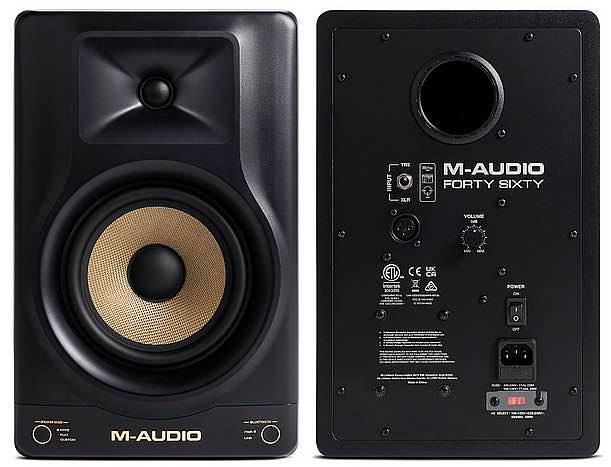 M-Audio FORTY SIXTY Monitor audio Pro Studio 6.5" e 100W picco e Bluetooth, Nero