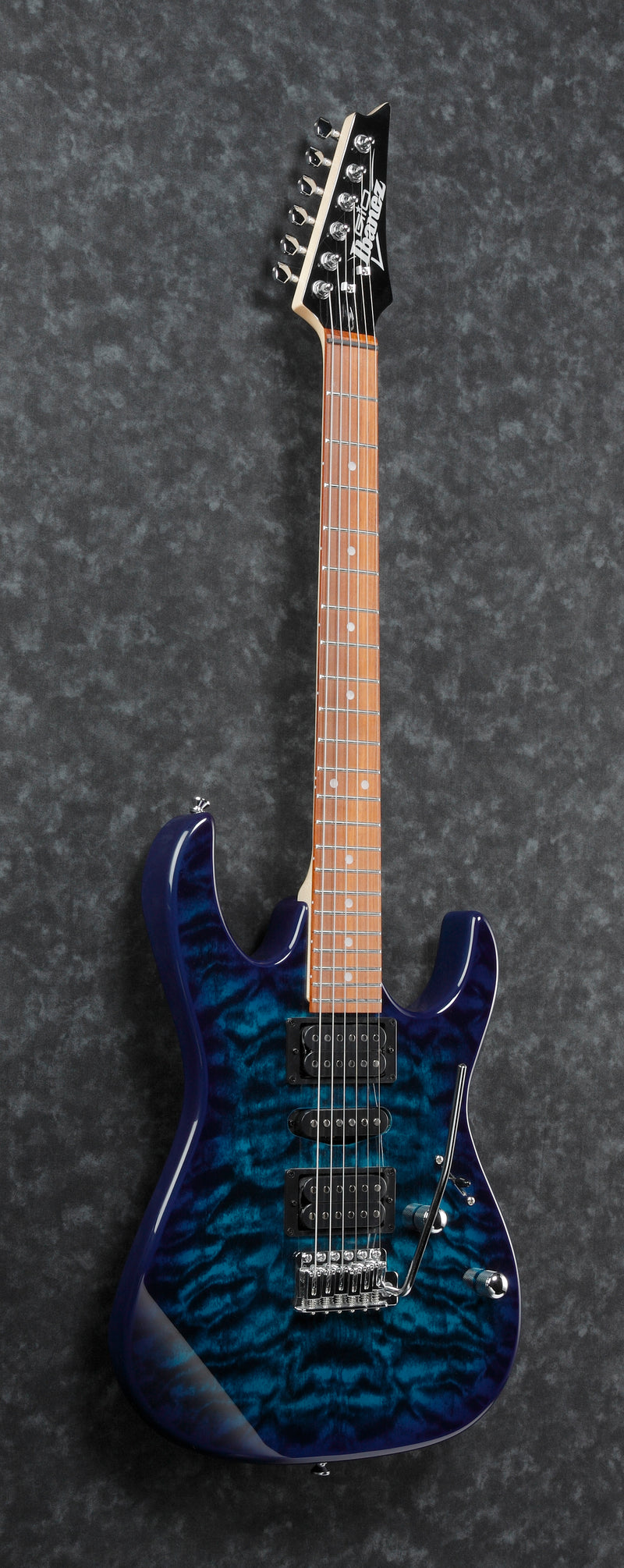 Ibanez GRX70QA-TBB TRANSPARENT BLUE BURST Chitarra Elettrica modello GIO