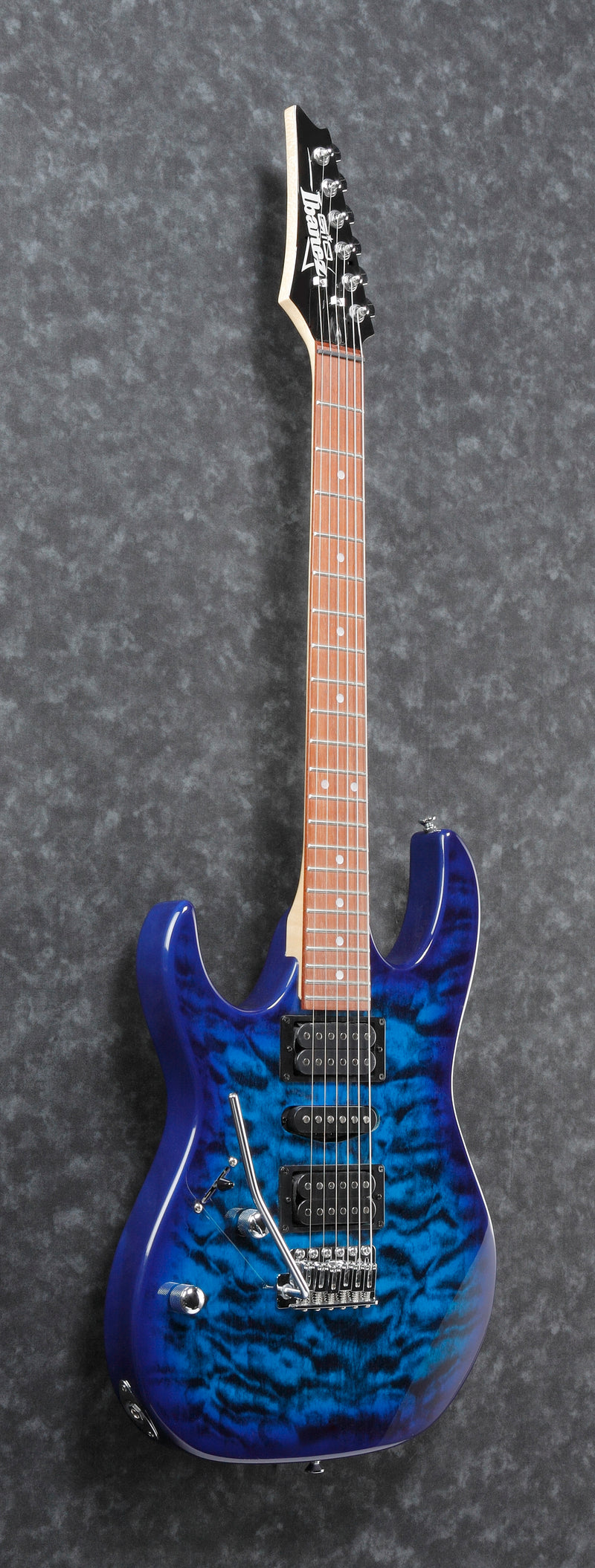 Ibanez GRX70QAL-TBB TRANSPARENT BLUE BURST LEFT HANDED Chitarra Elettr. Mancina