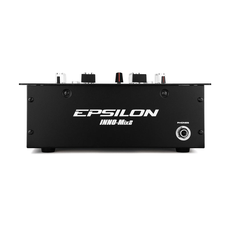 Epsilon Inno-Mix 2 Mixer Dj Pro 2 canali + cross fader integrato iNNO-FADER Nero