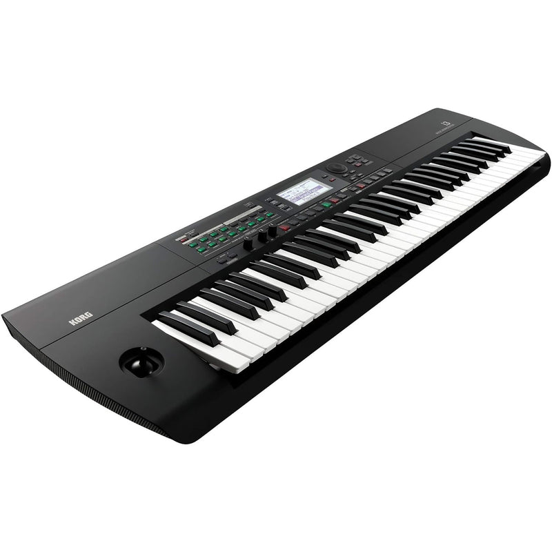 Korg i3 MB Workstation musicale tastiera piccola ma versatile 61tasti Nero Opaco