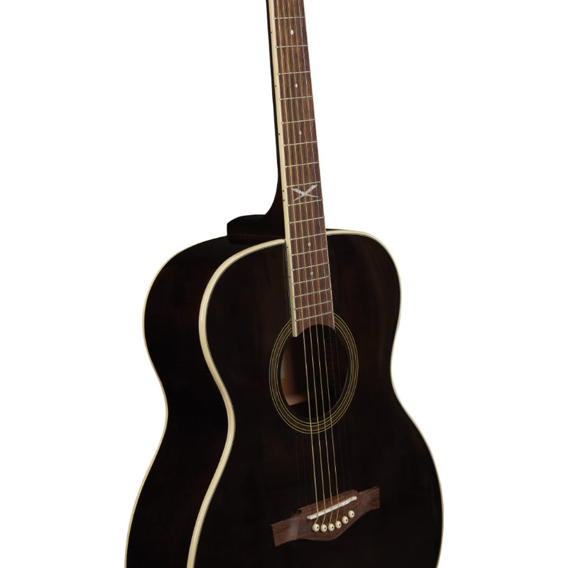 Eko NXT A100 See throught Black Chitarra Acustica 4/4, Nero