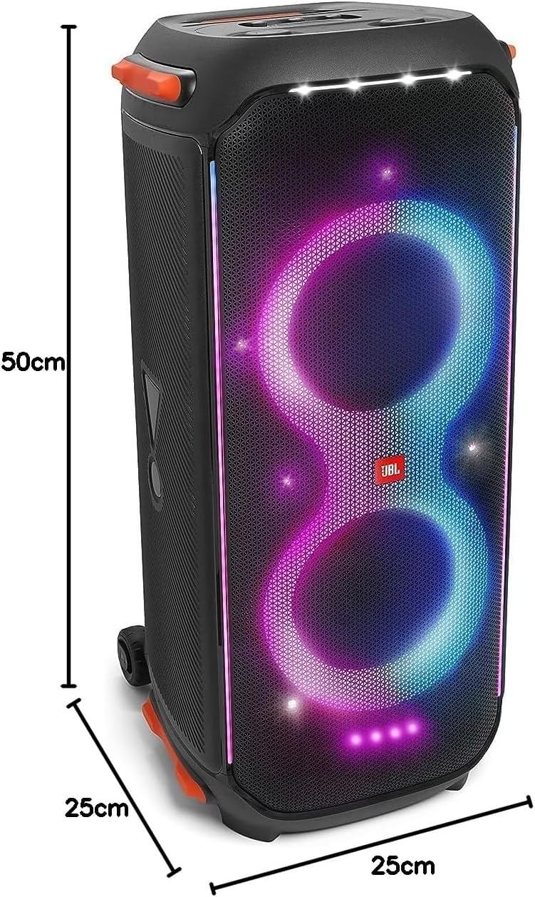 JBL PARTYBOX 710 Diffusore audio trolley 800w picco Bluetooth USB TWS AUX, Nero