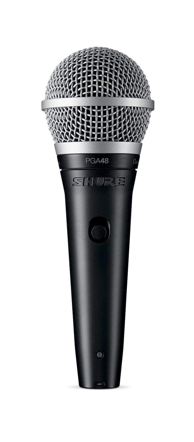 B-STOCK Shure PGA48 XLR-E Microfono Dinamico +Cavo XLR +Astuccio +Reggimicrofono