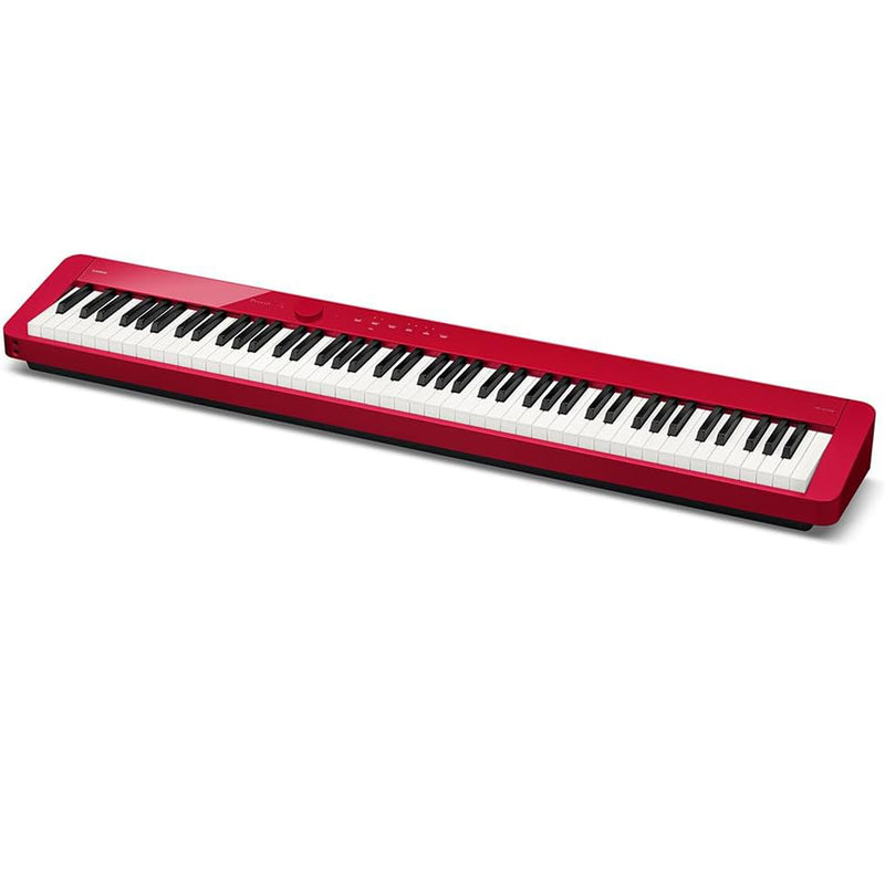 Casio PX-S1100RD Tastiera Digitale Compatta 88 Tasti martelletti sottili, Rosso