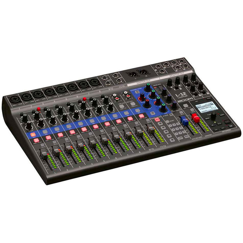 Zoom LiveTrack L-12 Mixer digitale 12 canali e registratore digitale a 12 tracce