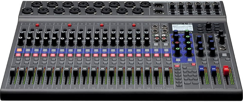 Zoom LiveTrack L-20 Mixer digitale 20 canali registra 20 canali su una scheda SD