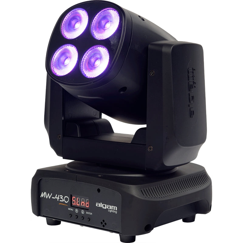 Algam Lighting MW430 WASH 4x30W RGBW Testa Mobile con modalità Auto Musica DMX