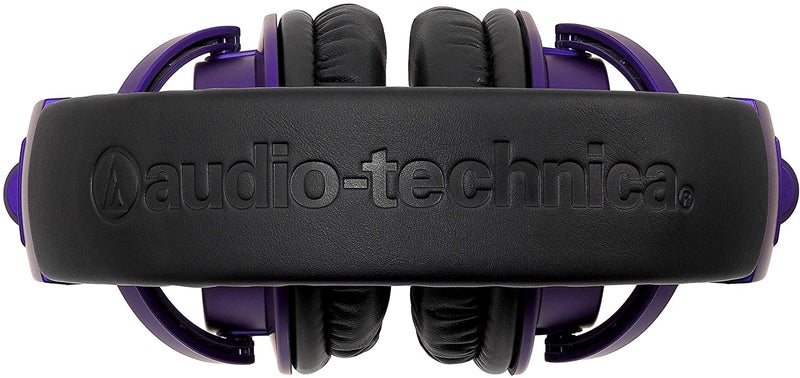 Audio-Technica ATH-M50XBT Cuffia dinamica chiusa bluetooth Pro + mic, Viola/Nero