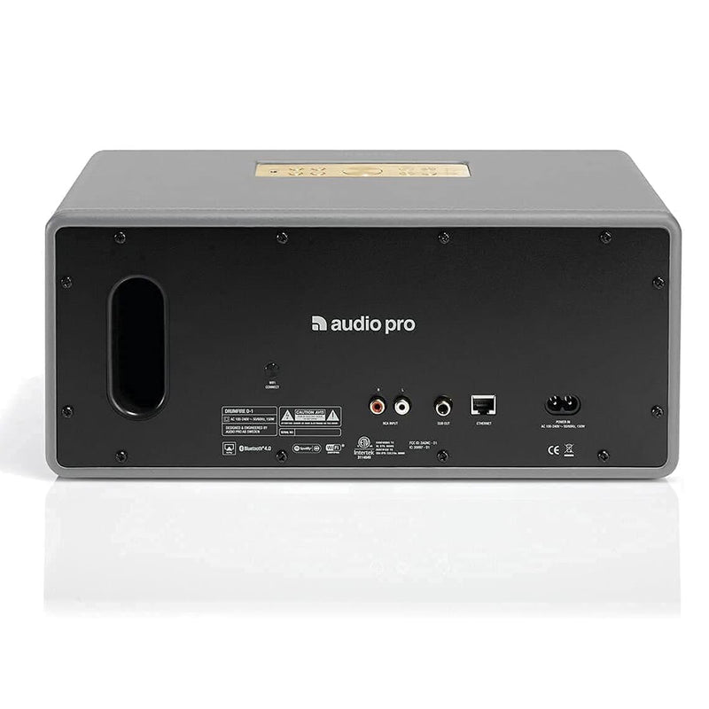 Audio Pro DRUMFIRE D-1 Grey Diffusore audio Multiroom Wifi+Ethernet+Bluetooth 4