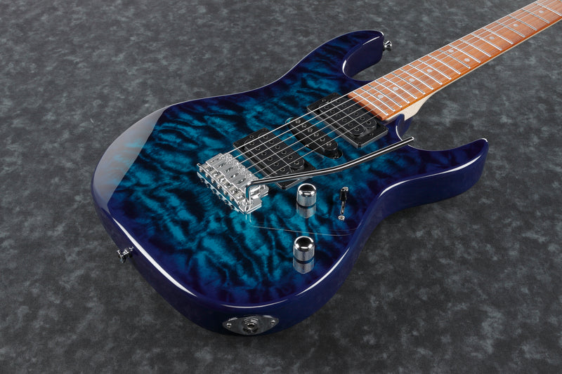 Ibanez GRX70QA-TBB TRANSPARENT BLUE BURST Chitarra Elettrica modello GIO