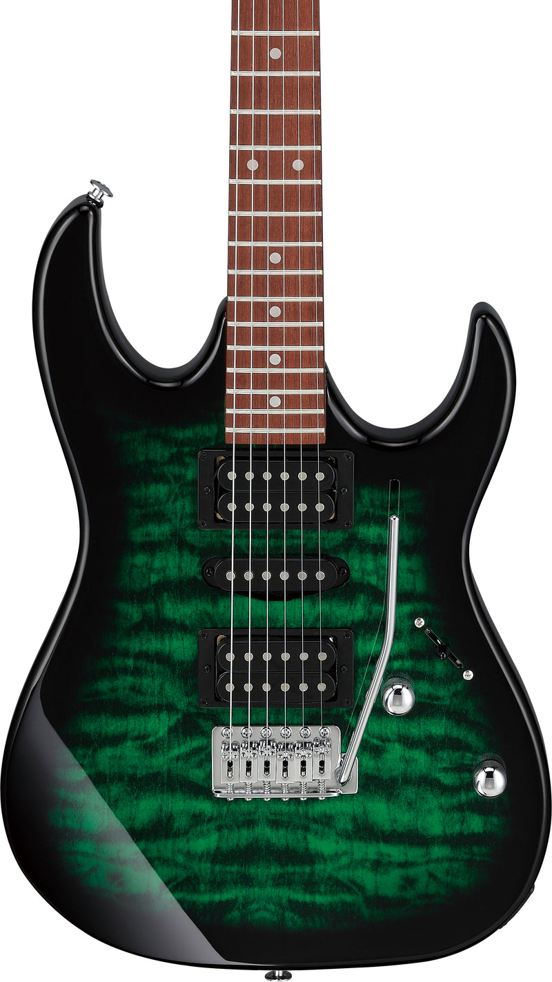 Ibanez GRX70QA-TEB TRANSPARENT EMERALD BURST Chitarra Elettrica modello GIO