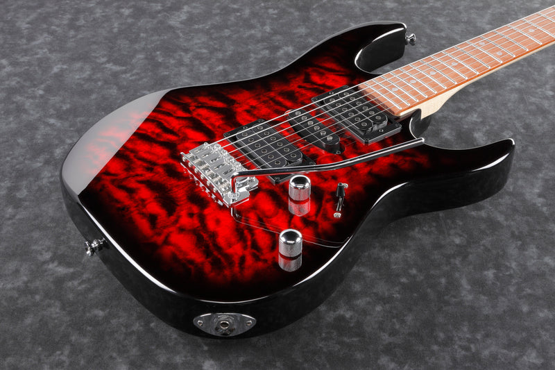 Ibanez GRX70QA-TRB TRASPARENT RED BURST Chitarra Elettrica modello GIO