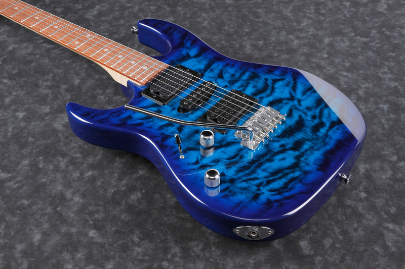 Ibanez GRX70QAL-TBB TRANSPARENT BLUE BURST LEFT HANDED Chitarra Elettr. Mancina