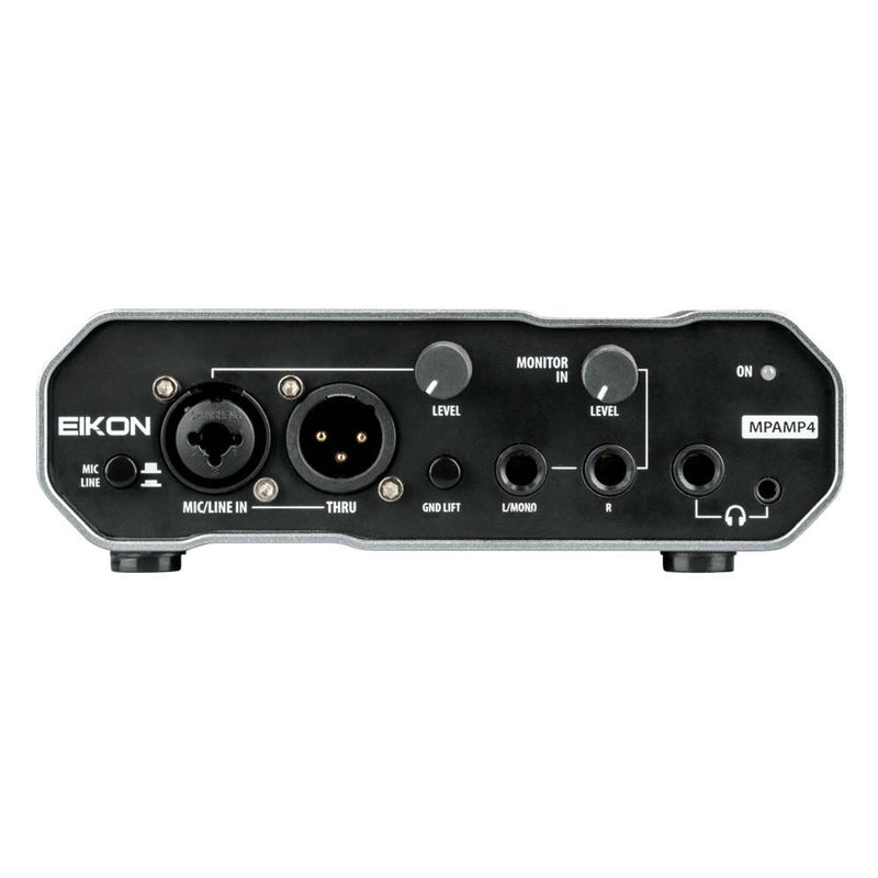 Proel EIKON MPAMP4 Amplificatore Pro per cuffie e Personal Monitor Mix, Nero