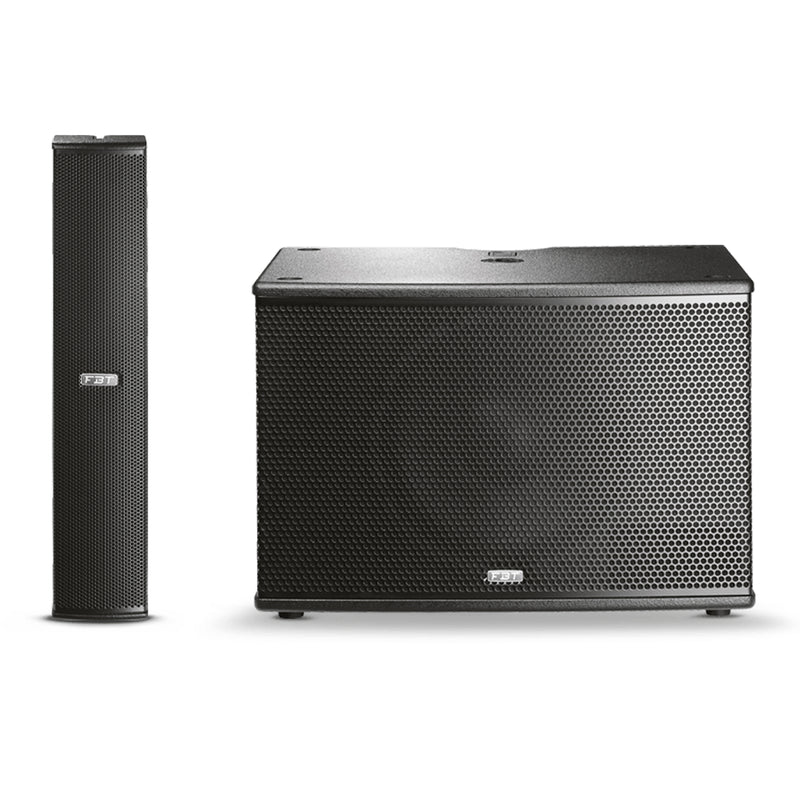 FBT VERTUS CS1000 Coppia Sistema Audio Attivo Subwoofer 12" + Satellite, 1000W