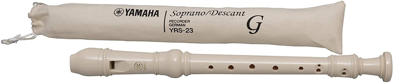 Yamaha YRS-23 Flauto Soprano con diteggiatura tedesca, Crema