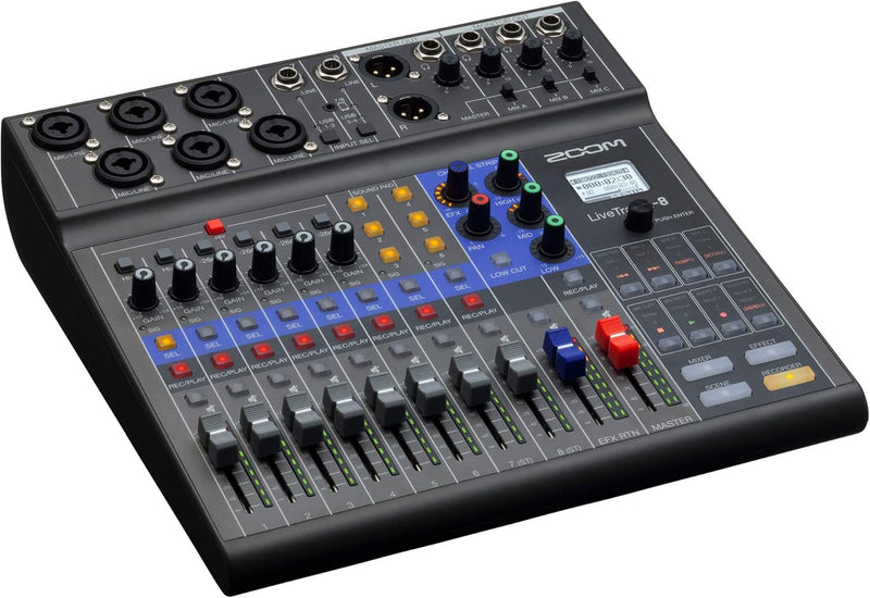 Zoom LiveTrack L-8 Mixer digitale a 8 Canali + registratore digitale a 12 tracce