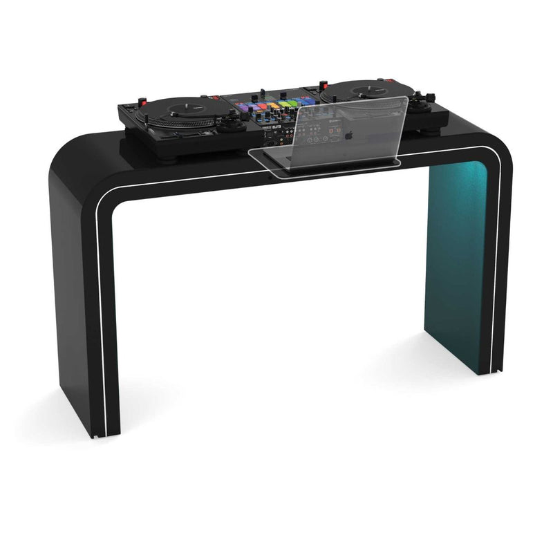 Glorious SESSION CUBE XL Mobile professionale console per Dj, Nero