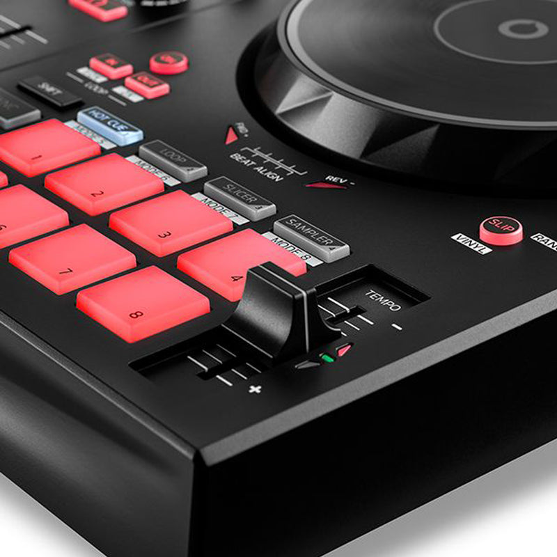 Hercules DJ CONTROL INPULSE 300 MKII Controller Dj 2Deck +HDP DJ45 Cuffia Dj Pro