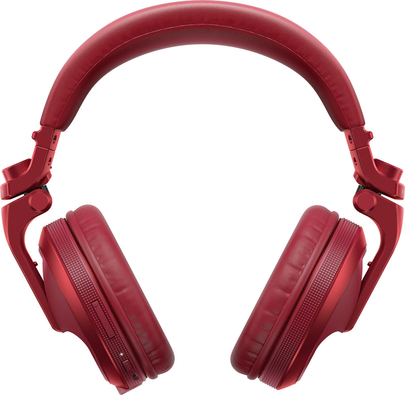 Pioneer Dj HDJ-X5BT-R Cuffia professionale Over-Ear per DJ Bluetooth, Rossa