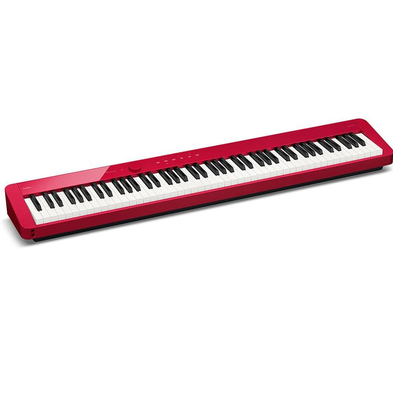 Casio PX-S1100RD Tastiera Digitale Compatta 88 Tasti martelletti sottili, Rosso