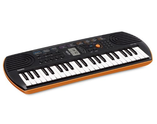 Casio SA-76 Mini Tastiera polifonica 8 Voci e 44 tasti + Alimentatore Originale