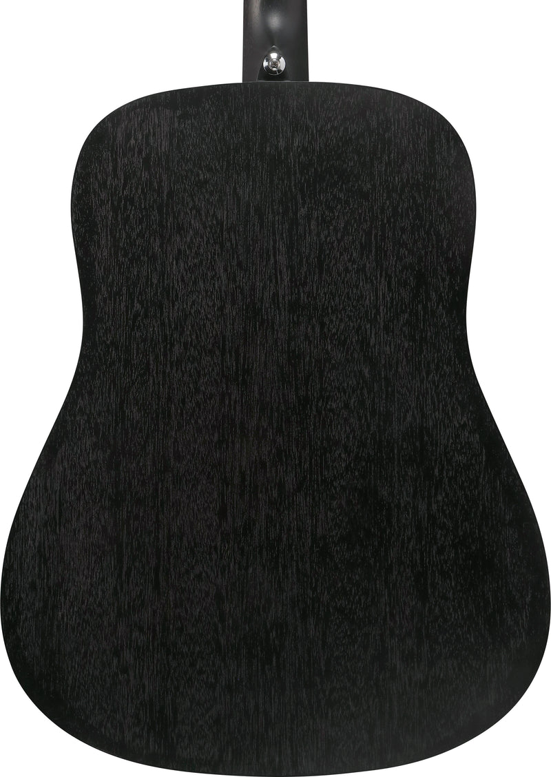 Ibanez V54NJP-WK WEATHERD BLACK OPEN PORE Pack Chitarra Acustica borsa access.