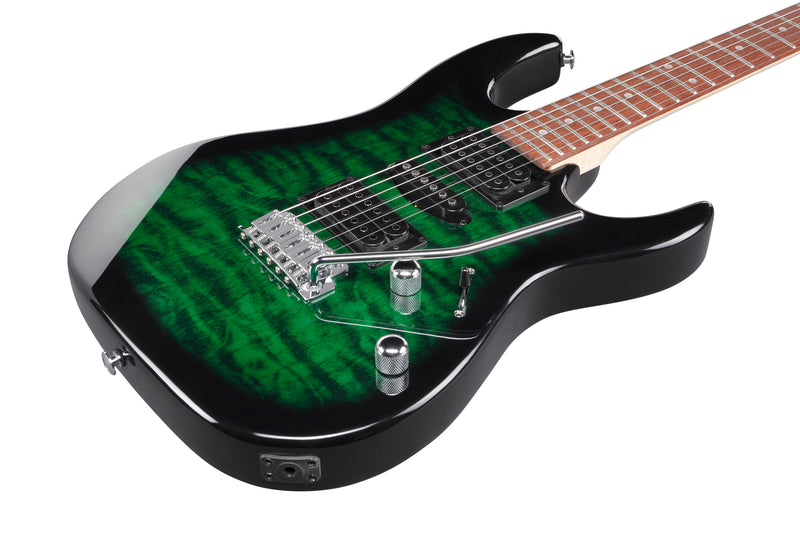 Ibanez GRX70QA-TEB TRANSPARENT EMERALD BURST Chitarra Elettrica modello GIO