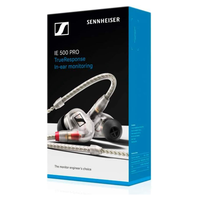 Sennheiser IE 500 PRO Auricolari In-Ear dinamico cablato e senza mic trasparente