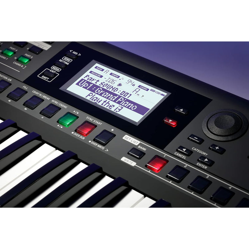 Korg i3 MB Workstation musicale tastiera piccola ma versatile 61tasti Nero Opaco