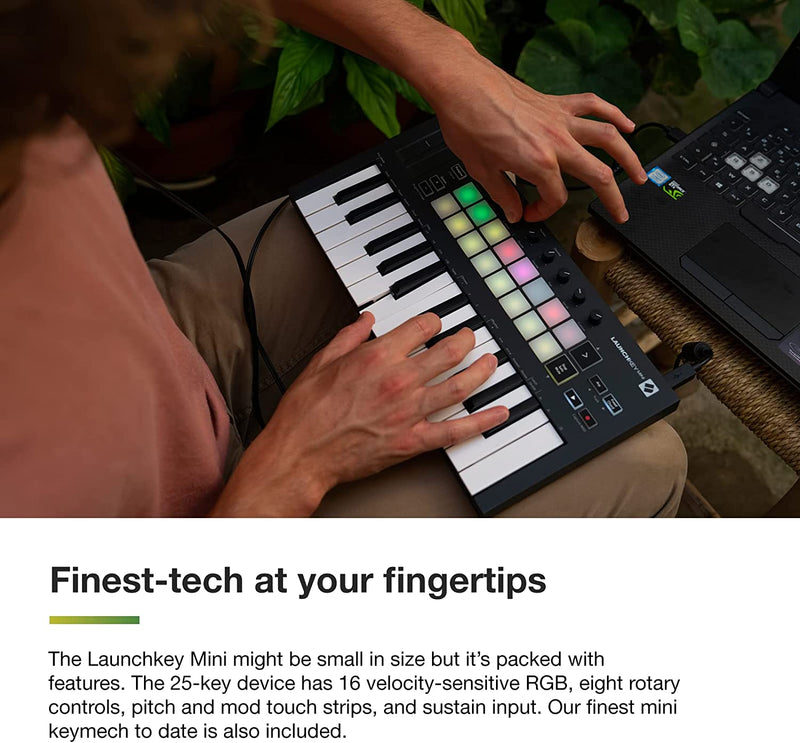 Novation LAUNCHKEY MINI MK3 Mini Tastiera 25 Tasti, arpeggiatore, Capture MIDI