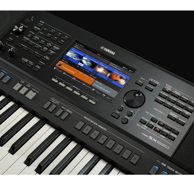 Yamaha PSR-SX920 Digital Workstation Tastiera Digitale 61 Tasti, Nero