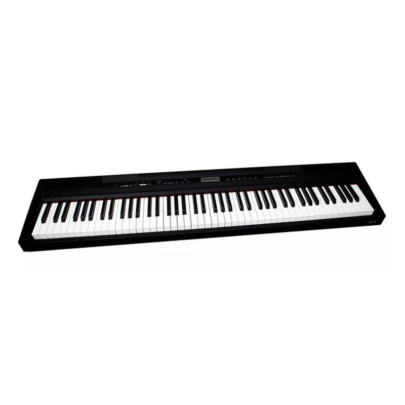 FBT E-Chord SP10 BLK Piano Digit 88T Pesati Nero + Supporto in legno tre pedali