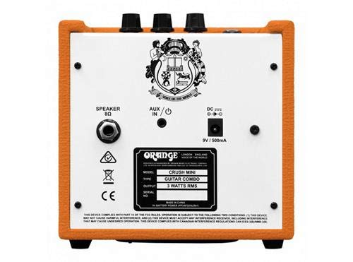 B-STOCK GARANTITO Orange Crush Mini Amplificatore Combo x chitarra elettrica 3W