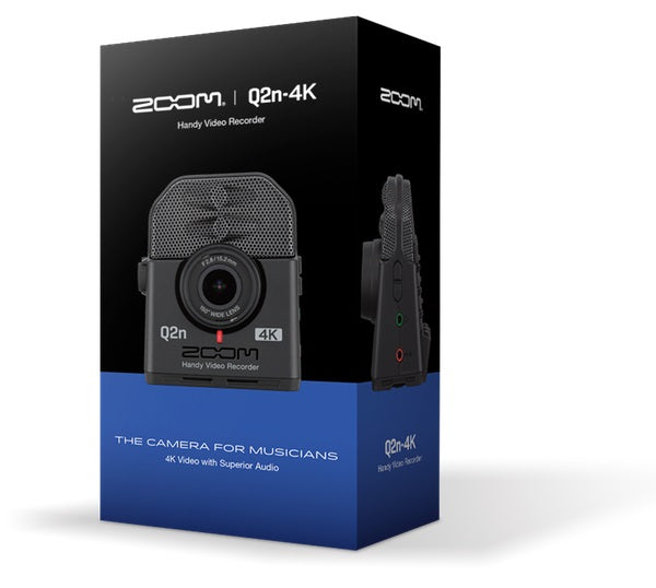 Zoom Q2n-4K Videocamera digitale per musicisti 4K con microfono stereo XY