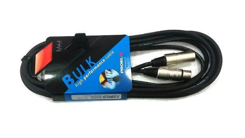 Proel BULK250LU15 Cavo audio Cannon XLR 3P Maschio a Cannon XLR 3F Femmina, 15mt