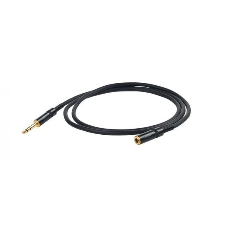 Proel CHLP190LU5 Cavo Audio Jack Stereo 6.3 mm a presa Femmina Jack Stereo 6.3mm